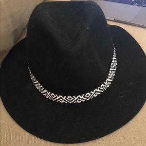 Black felt hat